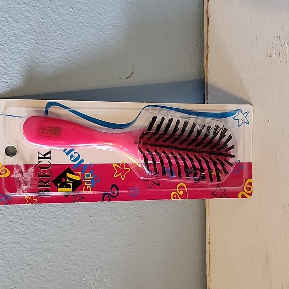 Breck Pink Hair Brush EZ Grip